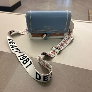 Bag Blue and White Crossbody Bag CLEAN great shape-SN&FASHION SEN NAI